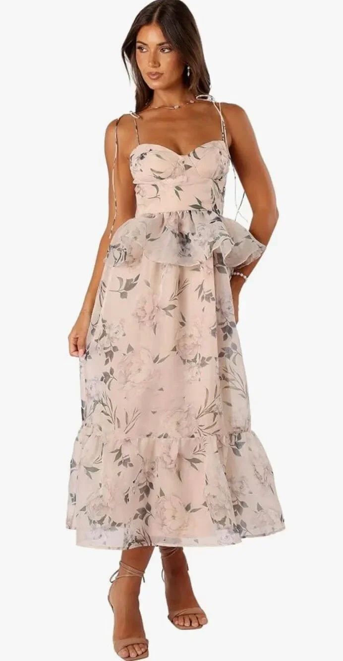 Petal & Pup Women's Kennie Midi Dress NWT XS